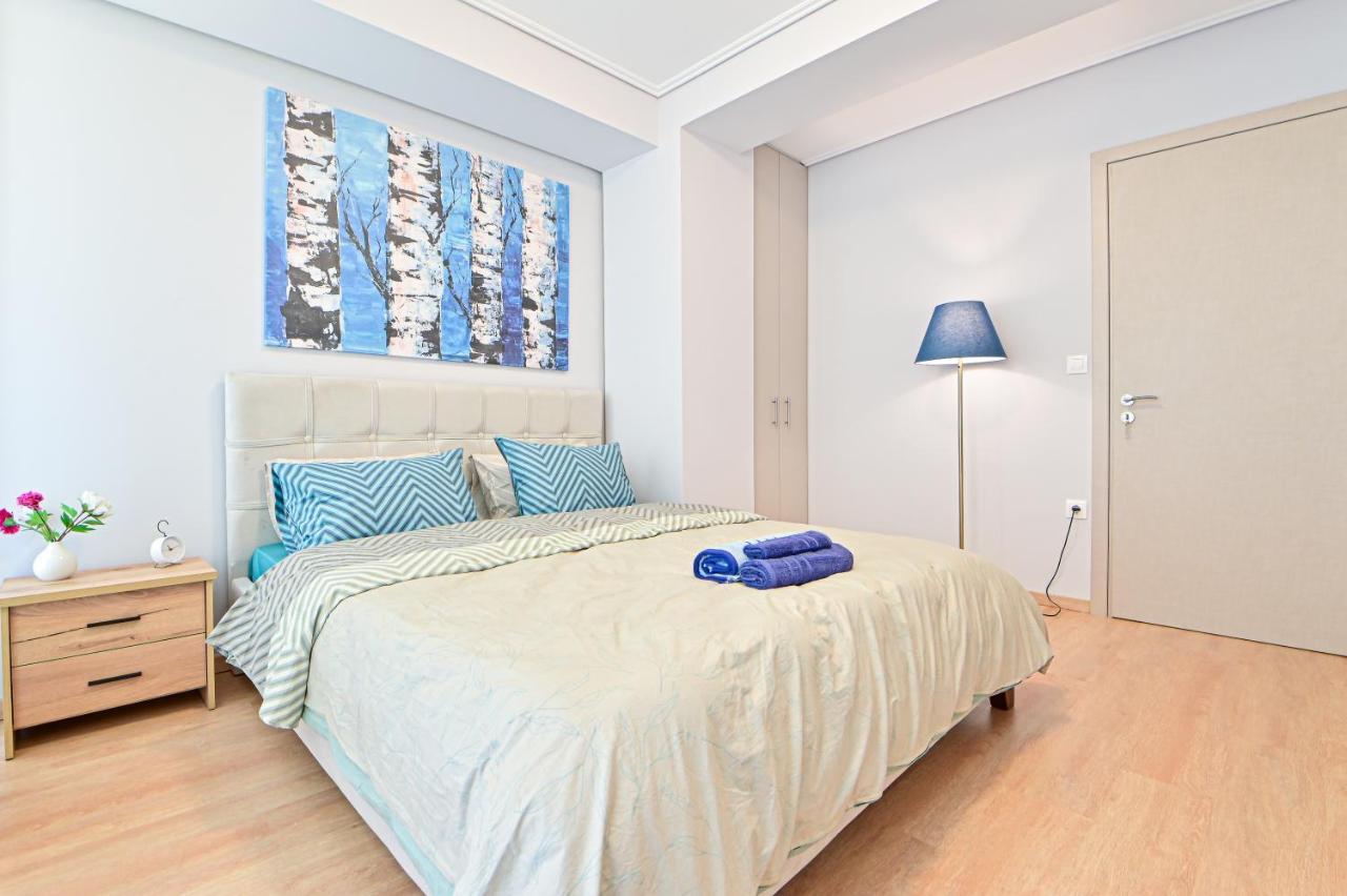 Beautiful New Apartment 5 Min From Piraeus Port Eksteriør billede